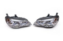 Передні фари (2 шт, світлі) для BMW X5 E-70 2007-2013рр.
