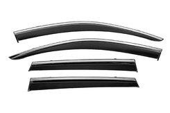 Ветровики с хромом Niken Luxury (4 шт) для Volkswagen Touareg 2010-2018 гг