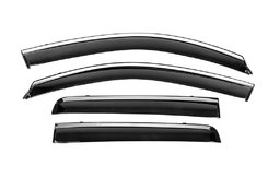 Ветровики с хромом Niken Luxury (4 шт) для Mitsubishi Outlander 2006-2012 гг