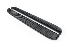 Бокові пороги Tayga Black (2 шт., Алюміній) для Jeep Cherokee KL 2013-2024 рр