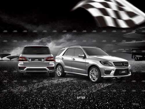 Комплект обвісів AMG ML63 для Mercedes GLE/ML сlass W166