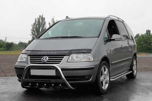 Кенгурятник WT004 (нерж) 60 мм для Volkswagen Sharan 1995-2010