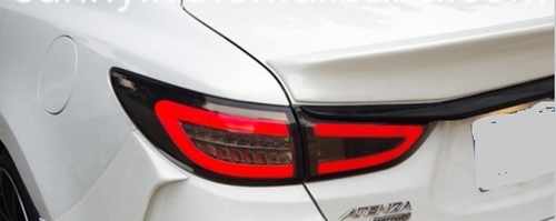 Задні ліхтарі тюнінг LED чорні для Mazda 6 2013+