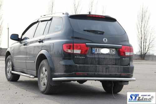 Задня дуга AK005 (нерж) для SsangYong Kyron 2008-2024 рр