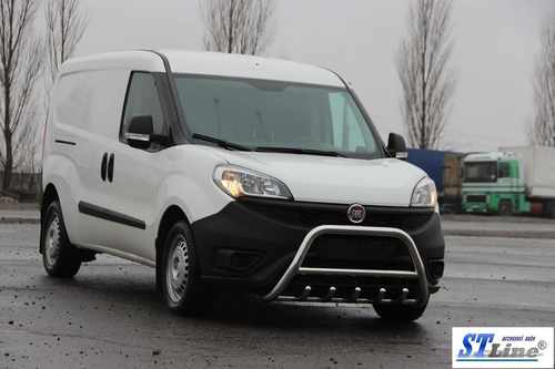 Кенгурятник WT003 (нерж.) 60 мм для Fiat Doblo II 2010-2022 