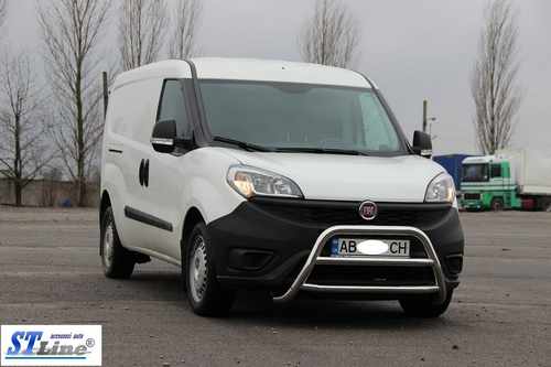 Кенгурятник WT022 (нерж.) 51 мм для Fiat Doblo II 2010-2022 рр