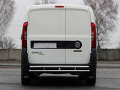 Задня дуга AK002/1-Подвійний (нерж.) для Fiat Doblo II 2010-2022 рр