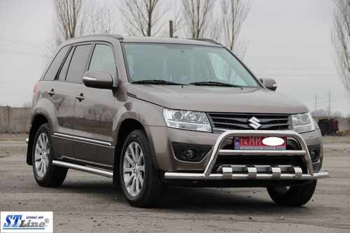 Кенгурятник ST-WT-15 (нерж.) для Suzuki Grand Vitara 2005-2017 рр