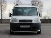 Передній захист ST008 (2 шт., нерж.) 60 мм для Fiat Doblo I 2005-2010 