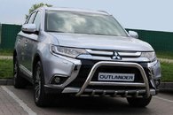 Кенгурятник WT003 (нерж.) для Mitsubishi Outlander 2012-2021 