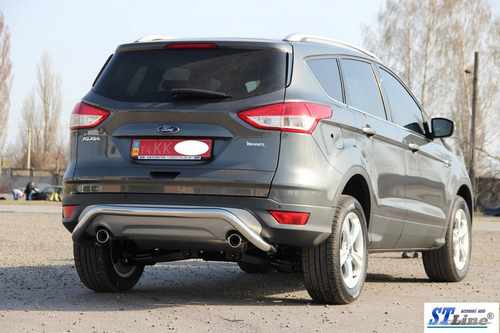 Задня дуга AK007 (нерж) для Ford Kuga/Escape 2013-2019 рр