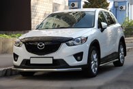 Передній захист ST008 (нерж) для Mazda CX-3 2015+ 
