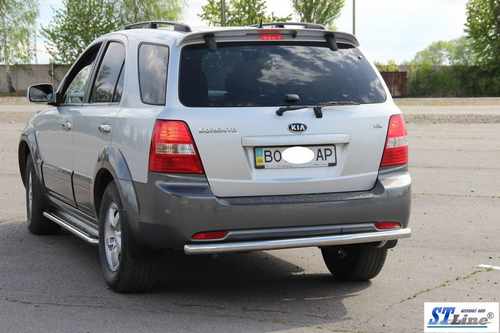 Задня дуга AK002 (нерж.) для Kia Sorento 2002-2009 рр