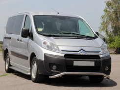 Передняя защита ST007 (нерж.) 60 мм для Peugeot Expert 2007-2017 гг