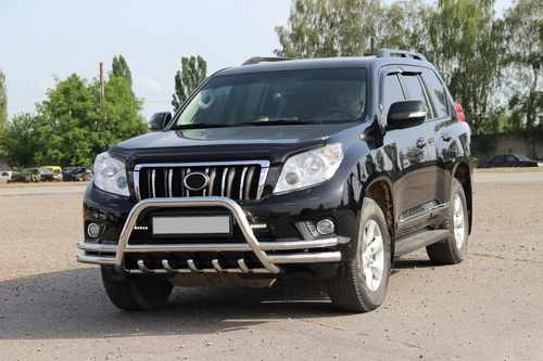 Кенгурятник WT003-2-Plus (нерж) для Toyota Land Cruiser Prado 150