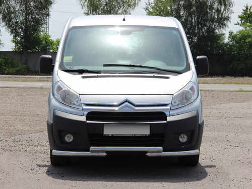 Передній захист ST009 (нерж.) 51 мм для Citroen Jumpy 2007-2017 років