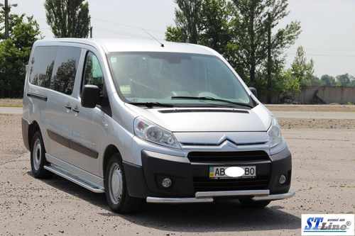 Передній захист ST009 (нерж.) 51 мм для Fiat Scudo 2007-2015 