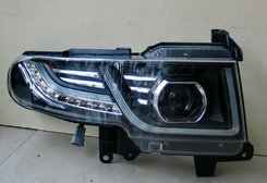 Передние фары черные стиль Evoque restyling для FJ Cruiser