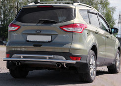 Задня дуга AK002-2 (нерж) для Ford Kuga/Escape 2013-2019 рр