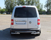 Задня дуга AK003-2 (2 шт., нерж) для Volkswagen Caddy 2010-2015рр