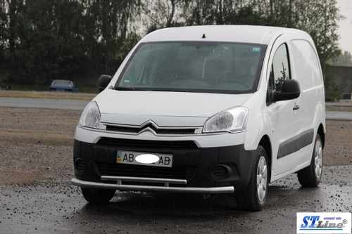 Передній захист ST016 (нерж.) 51/42 мм для Citroen Berlingo 2008-2018 рр