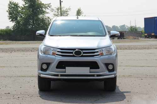 Передній захист ST018 (нерж) для Toyota Hilux 2015+ рр