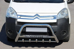 Кенгурятник WT004 (нерж.) 51 мм для Citroen Berlingo 2008-2018 