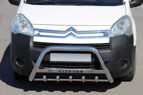 Кенгурятник WT004 (нерж.) 51 мм для Citroen Berlingo 2008-2018