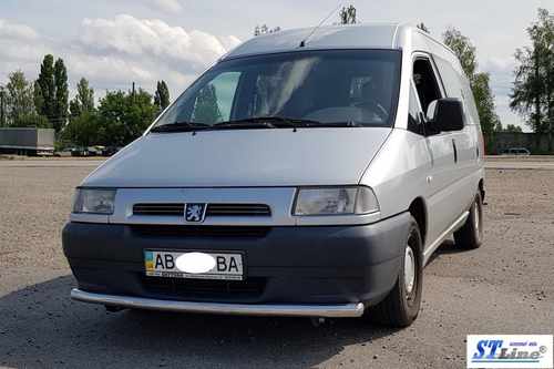 Передній захист ST008 (нерж) 60 мм для Peugeot Expert 1996-2007 років