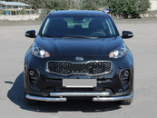 Передній захист ST009 (нерж) для Kia Sportage 2015-2021 