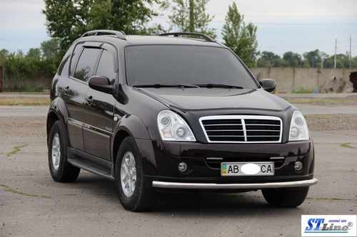 Передній захист ST008 (нерж) для SsangYong Rexton I 2001-2017 
