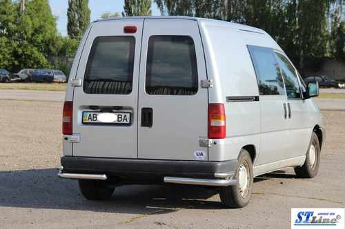 Задні подвійні куточки AK003-подвійний (нерж) для Peugeot Expert 1996-2007 років