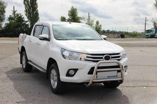 Передній захист WT023 (нерж) для Toyota Hilux 2015+ рр