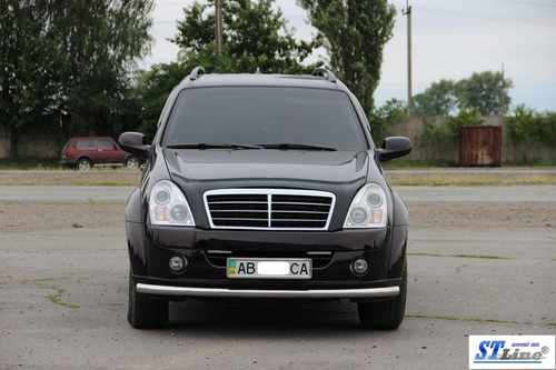 Передній захист ST008 (нерж) для SsangYong Rexton I 2001-2017 