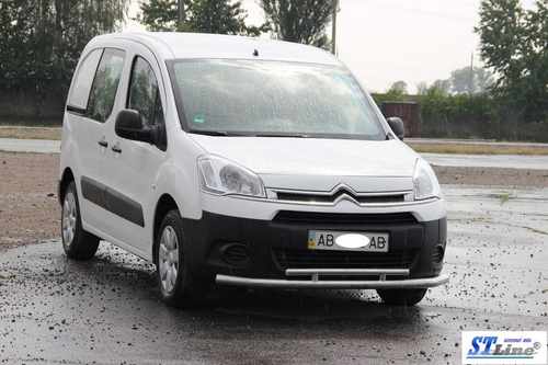 Передній захист ST016 (нерж.) 51/42 мм для Citroen Berlingo 2008-2018 рр