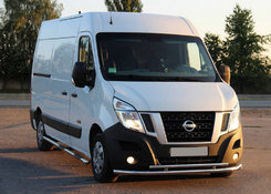 Передняя защита ST016 (нерж.) для Opel Movano 2010-2021 гг