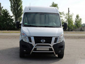 Кенгурятник WT018 (нерж.) для Opel Movano 2010-2021 рр