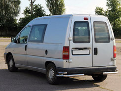 Задні подвійні куточки AK003-подвійний (нерж) для Citroen Jumpy 1996-2007 років