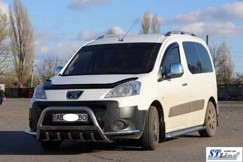 Кенгурятник WT003-Plus (нерж.) 60 мм для Citroen Berlingo 2008-2018 