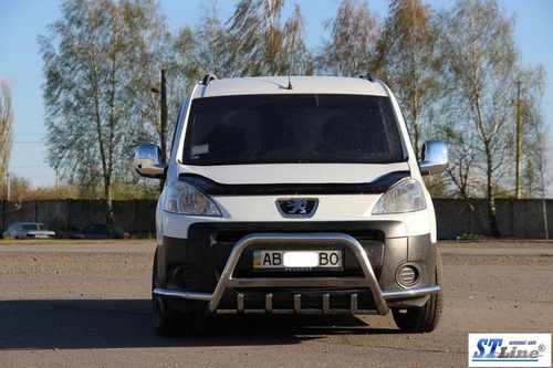 Кенгурятник WT003-Plus (нерж.) 51 мм для Citroen Berlingo 2008-2018 