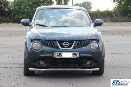 Передній захист ST008-2 (нерж) для Nissan Juke 2010-2019 