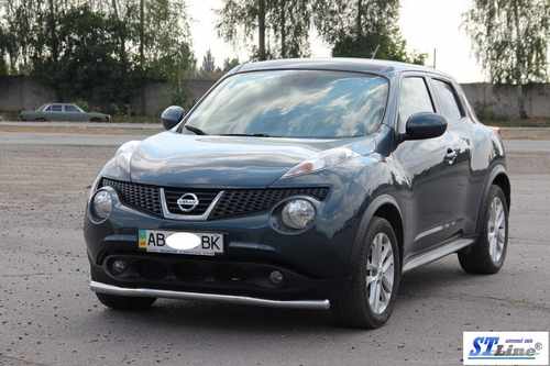 Передній захист ST008-2 (нерж) для Nissan Juke 2010-2019 