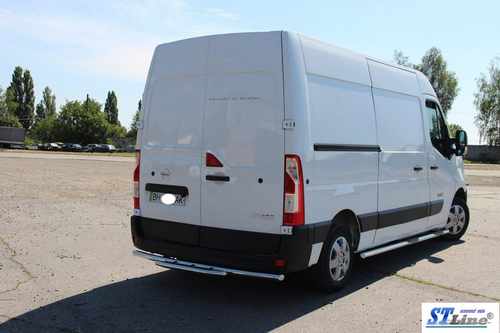 Задня дуга AK011 (нерж.) для Opel Movano 2010-2021 рр