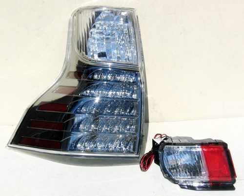 Задні ліхтарі чорні LED для Toyota Prado 150 2009-2013