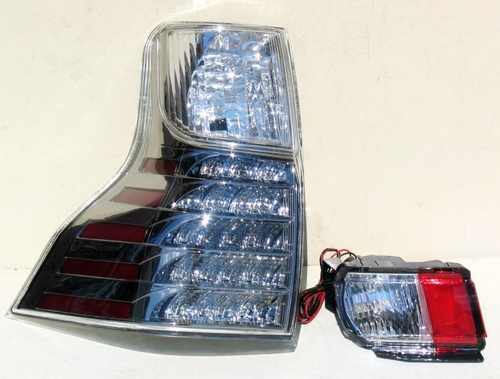Задні ліхтарі чорні LED для Toyota Prado 150 2009-2013