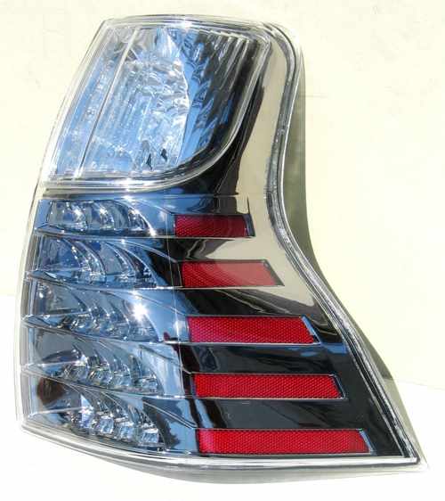 Задні ліхтарі чорні LED для Toyota Prado 150 2009-2013