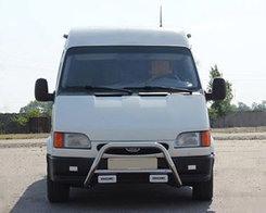 Кенгурятник WT006 (нерж) для Ford Transit 1991-2000 