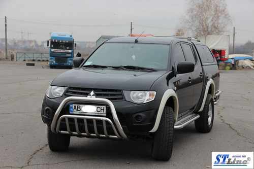 Кенгурятник (поліуретан) для Mitsubishi L200 2006-2015 