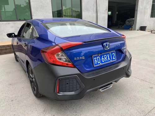 Бампер задній SI Honda Civic 4D 2016-2019 комплектний
