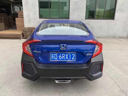 Бампер задній SI Honda Civic 4D 2016-2019 комплектний